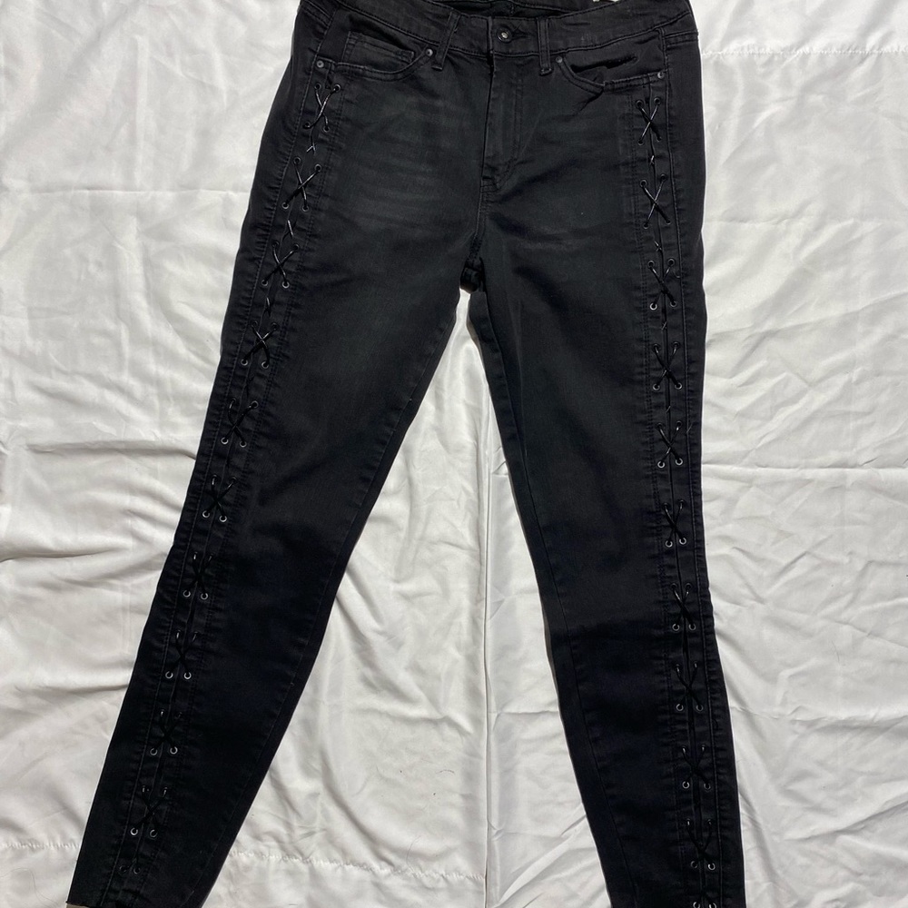 Jessica Simpson black denim jeans. Women’s size 28